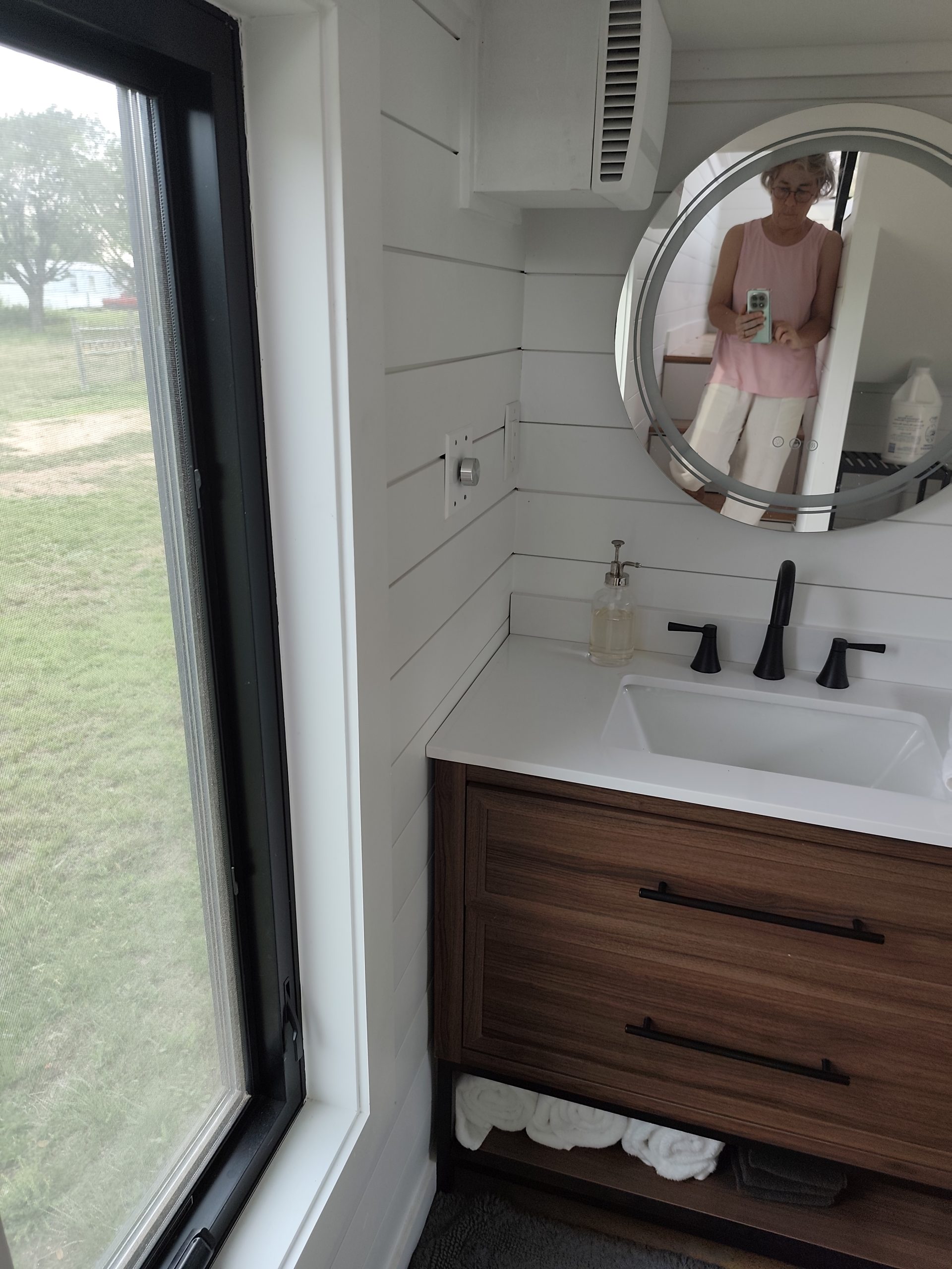 Tiny house bathroom vanity